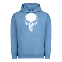 Pigment Pebble Blue the punisher Urban Hoodie - ArtChic