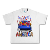 Lunar Rock Western Fourth Of July America Truck Urban Heavy Tee - FaDigitalArtStudio