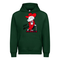Forest Green vintage colonel reb mascot Urban Hoodie - ArtChic