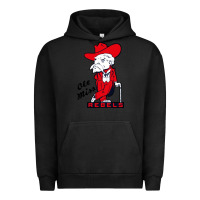 Pigment Black vintage colonel reb mascot Urban Hoodie - ArtChic