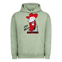 Pigment Oil Green vintage colonel reb mascot Urban Hoodie - ArtChic