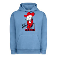 Pigment Pebble Blue vintage colonel reb mascot Urban Hoodie - ArtChic