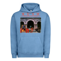 Pigment Pebble Blue Moving Pictures - Rush Urban Hoodie - ArtChic