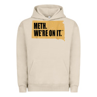 Pigment French Oak mens meth we're on it south dakota anti drugs campaign vintage t shirt Urban Hoodie - ArtChic