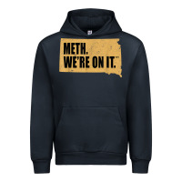 Navy mens meth we're on it south dakota anti drugs campaign vintage t shirt Urban Hoodie - ArtChic