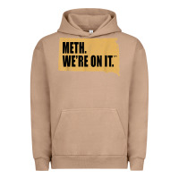 Pigment Burro mens meth we're on it south dakota anti drugs campaign vintage t shirt Urban Hoodie - ArtChic
