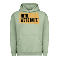 Pigment Oil Green mens meth we're on it south dakota anti drugs campaign vintage t shirt Urban Hoodie - ArtChic