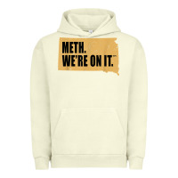 Pigment Pistachio mens meth we're on it south dakota anti drugs campaign vintage t shirt Urban Hoodie - ArtChic