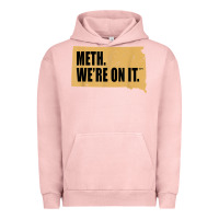 Pigment Salmon mens meth we're on it south dakota anti drugs campaign vintage t shirt Urban Hoodie - ArtChic
