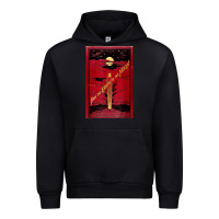 Black From The Earth To The Moon Jules Verne Book Cover Design Urban Hoodie - ArtChic