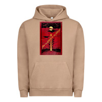 Pigment Burro From The Earth To The Moon Jules Verne Book Cover Design Urban Hoodie - ArtChic