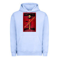 Pigment Grape Ice From The Earth To The Moon Jules Verne Book Cover Design Urban Hoodie - ArtChic