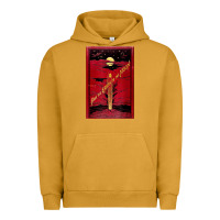 Pigment Peanut Butter From The Earth To The Moon Jules Verne Book Cover Design Urban Hoodie - ArtChic