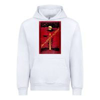 White From The Earth To The Moon Jules Verne Book Cover Design Urban Hoodie - ArtChic