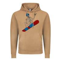 Vintage Camel skeleton snowboard Vintage Hoodie - FaDigitalArtStudio