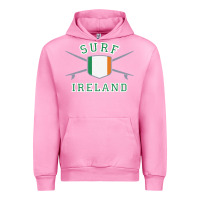 Fuchsia Pink ireland surfing hoodie  irish flag surfboards design Urban Hoodie - ArtChic