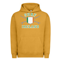 Pigment Peanut Butter ireland surfing hoodie  irish flag surfboards design Urban Hoodie - ArtChic