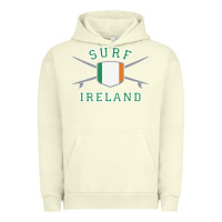 Pigment Pistachio ireland surfing hoodie  irish flag surfboards design Urban Hoodie - ArtChic