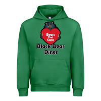 Emerald resto, black bear diner Urban Hoodie - ArtChic