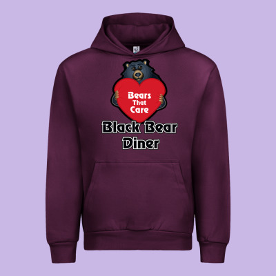 Resto, Black Bear Diner Urban Hoodie Designed By Artchic