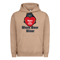 Pigment Burro resto, black bear diner Urban Hoodie - ArtChic
