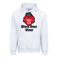 White resto, black bear diner Urban Hoodie - ArtChic