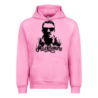 Fuchsia Pink macklemore portrait Urban Hoodie - ArtChic