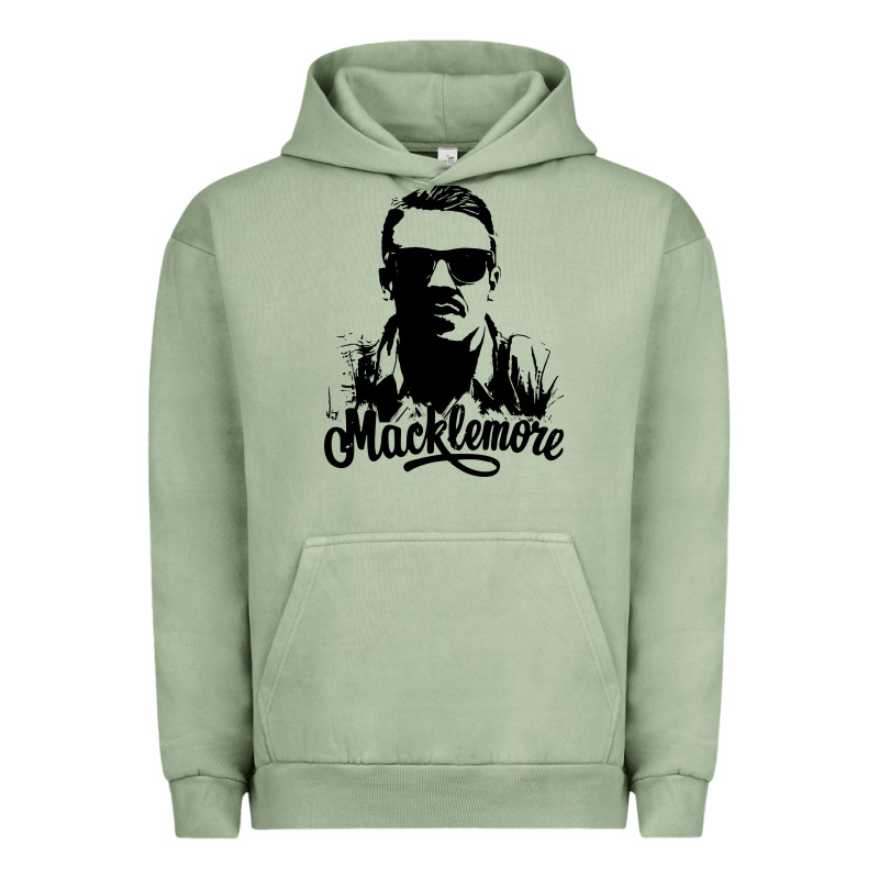 Macklemore Portrait Urban Hoodie by ArtChic | Teevron