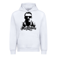 White macklemore portrait Urban Hoodie - ArtChic