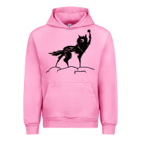 Fuchsia Pink fantastic mr fox wolf Urban Hoodie - ArtChic