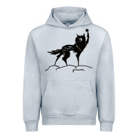 Heather Grey fantastic mr fox wolf Urban Hoodie - ArtChic
