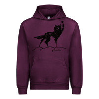 Mauve Wine fantastic mr fox wolf Urban Hoodie - ArtChic