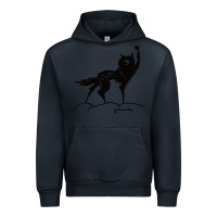 Navy fantastic mr fox wolf Urban Hoodie - ArtChic