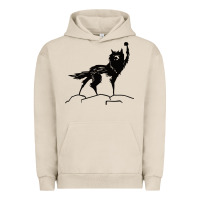 Pigment French Oak fantastic mr fox wolf Urban Hoodie - ArtChic