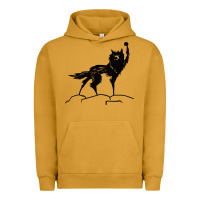 Pigment Peanut Butter fantastic mr fox wolf Urban Hoodie - ArtChic