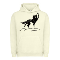 Pigment Pistachio fantastic mr fox wolf Urban Hoodie - ArtChic