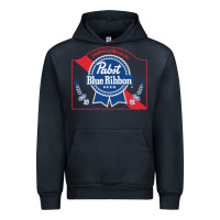 Navy pabst blue ribbon 1 Urban Hoodie - ArtChic