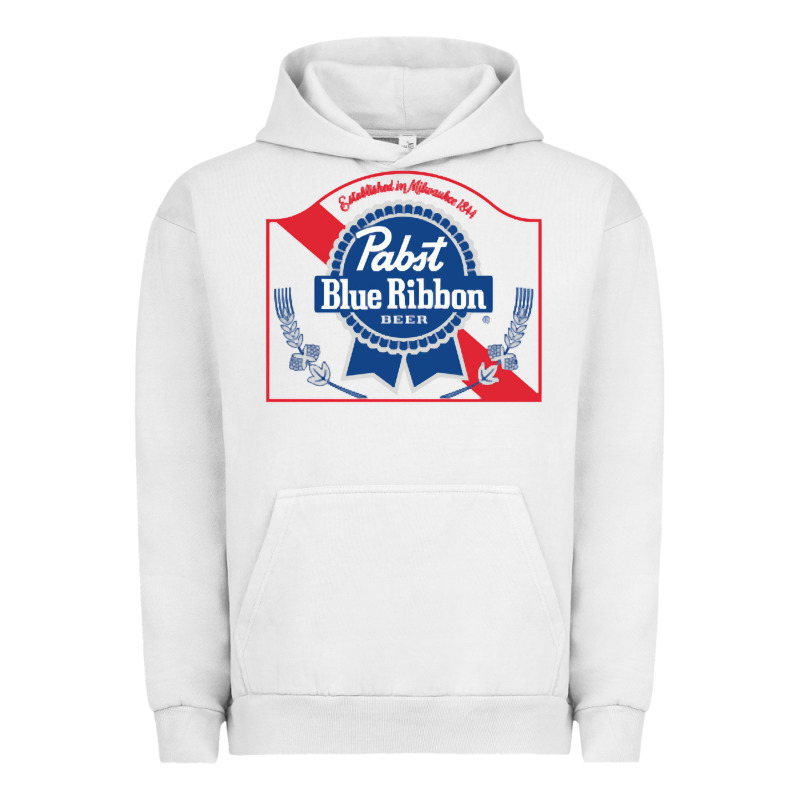 Pabst Blue Ribbon 1 Urban Hoodie by ArtChic | Teevron