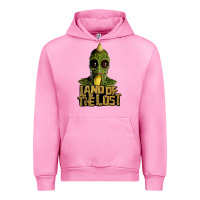 Fuchsia Pink land of the lost Urban Hoodie - ArtChic