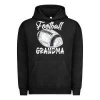 Pigment Black football grandma women family matching players mothers day t shirt Urban Hoodie - ArtChic