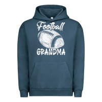 Pigment Midnight Navy football grandma women family matching players mothers day t shirt Urban Hoodie - ArtChic