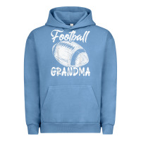 Pigment Pebble Blue football grandma women family matching players mothers day t shirt Urban Hoodie - ArtChic