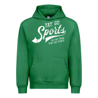 Yay Go Sports Vintage Funny Sports Urban Hoodie | Teevron