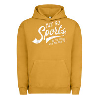 Pigment Peanut Butter Yay Go Sports Vintage Funny Sports Urban Hoodie - ArtChic