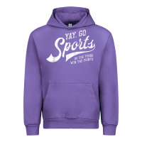 Tulip Yay Go Sports Vintage Funny Sports Urban Hoodie - ArtChic