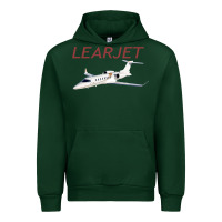 Forest Green learjet airplane flying pilot long sleeve t shirt Urban Hoodie - ArtChic