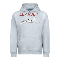 Heather Grey learjet airplane flying pilot long sleeve t shirt Urban Hoodie - ArtChic