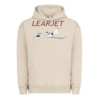Pigment French Oak learjet airplane flying pilot long sleeve t shirt Urban Hoodie - ArtChic