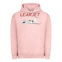 Pigment Salmon learjet airplane flying pilot long sleeve t shirt Urban Hoodie - ArtChic