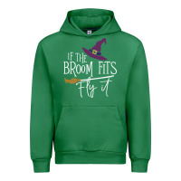Emerald if the broom fit fly it Urban Hoodie - ArtChic